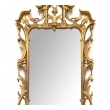 English Chippendale Style Carved Giltwood Mirror in the Chinese Taste