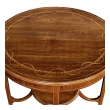 English Edwardian Mahogany Inlaid Circular Side/Occasional Table