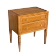 Pair of John Stuart 1960's Cherrywood 2-drawer Bedside Chests