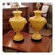 Classically-inspired Italian 1960's Urn-form Lamps with Lion Mask Motifs