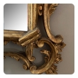 Well-carved English Chippendale Style Giltwood Mirror with Bold Crest