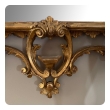Well-carved English Chippendale Style Giltwood Mirror with Bold Crest