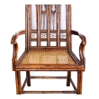 19th Century English Brighton Pavilion Neo-Gothic Bamboo Armchair at epoca