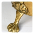 Large English 19th Century Oval-form Planter with Lion Ring Handles and Paw Feet