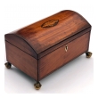 Good Federal Domed Top Box with Shell and Banded Inlay