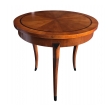 Elegant Biedermeier Style Cherrywood Circular Side Table
