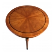 Elegant Biedermeier Style Cherrywood Circular Side Table