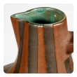 1960's Ceramano Pitcher With Dolomit Glaze.