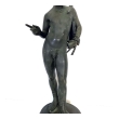 Large 19th Century French Bronze Figure of Narcissus, Possibly from the Barbedienne Foundry