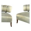 A Sumptuous Pair of Grosfeld House 1940's Slipper/Lounge Chairs