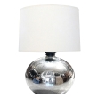 Massive Mercury Glass Spheroid Lamp