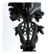 Large Gothic Revival Wrought Iron Four-light Lantern