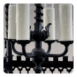 Large Gothic Revival Wrought Iron Four-light Lantern