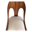 English Regency Style Solid Mahogany Spoonback Chair