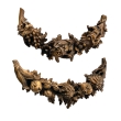 Pair of Well-Carved French Boiserie Swag Appliques 