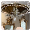 A Stunning French Maison Bagues 1940s Crystal Floral and Foliate 5-light Chandelier/Pendant