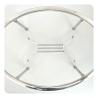 A Stylish French Art Deco Nickel-plated Oval Side/Coffee Table in the Style of Maison Jansen