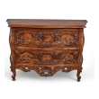 Louis XV provincial style walnut commode, front view
