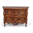 Louis XV provincial style walnut commode