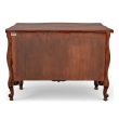 Rear view of Louis XV provincial style walnut commode