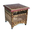 Moorish Style Polychromed Square Table with Tile Top