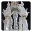 an impressive venetian 12-light chandelier with dolphin-form arms