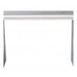  handsome carved french limestone neoclassical style indoor/outdoor wall console table