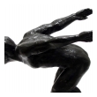 An Expressive Bronze Sculpture of a Diver