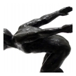 An Expressive Bronze Sculpture of a Diver