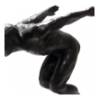 An Expressive Bronze Sculpture of a Diver