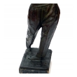 A Finely-modeled Vintage Patinated Bronze Figure of a Golfer 