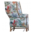Inviting Pair of English-Country Style Wing Chairs