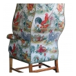 Inviting Pair of English-Country Style Wing Chairs