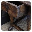 Provincial Portuguese Hardwood Swing-Leg Table 