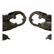 Fanciful Pair of French Art Nouveau Iron Planters/Jardini­ères