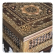 A Grand Pair of Moorish Inlaid Square Side/End Tables