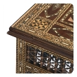 A Grand Pair of Moorish Inlaid Square Side/End Tables