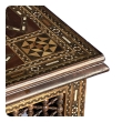 A Grand Pair of Moorish Inlaid Square Side/End Tables