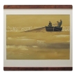 Watercolor on Paper 'The Catch at Tossa de Mar, Spain' signed Michael Dunlavey 2012