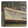 Watercolor on Paper 'Sea Dog, Santa Barbara, California' signed by Michael Dunlavey