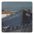 Watercolor on Paper 'Rendezvous, Bodega Bay, California'  signed 'Michael Dunlavey'