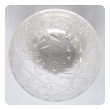  exquisite french clear and frosted glass bird bowl by Lalique