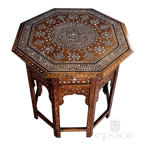 Anglo Indian Octagonal Side/traveling Table 