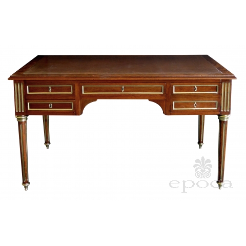 A Beautiful And Well Crafted French Louis Xvi Style Gany 4 Beautiful And Well Crafted French Louis Xvi Style Gany 4 Drawer Writing Desk With
